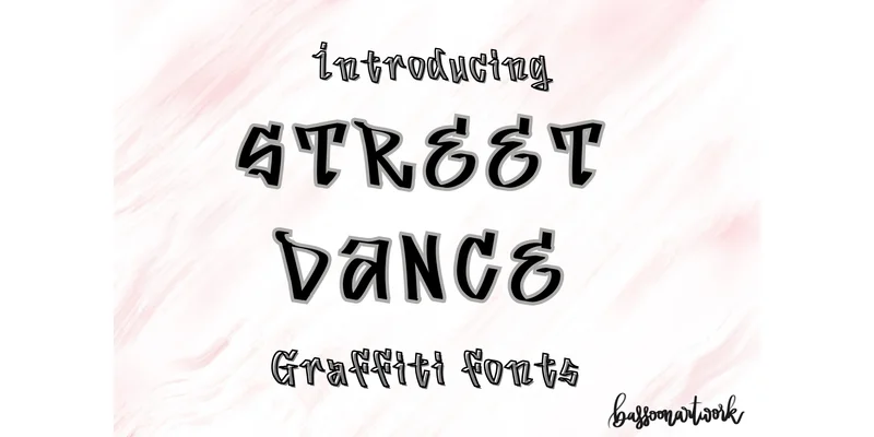 Street Dance Font by Bassoonartwork โ Blackletter Font