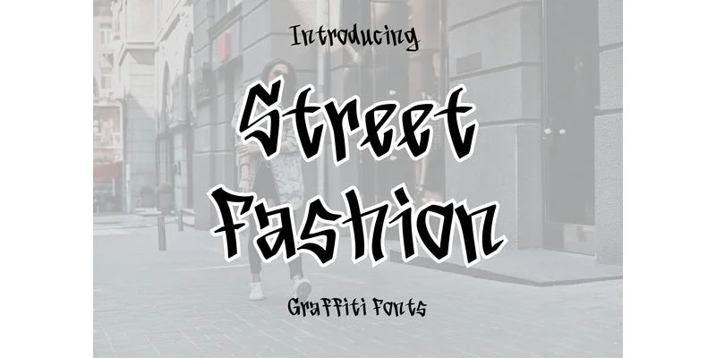 Street Fashion Font by Bassoonartwork โ Blackletter Font