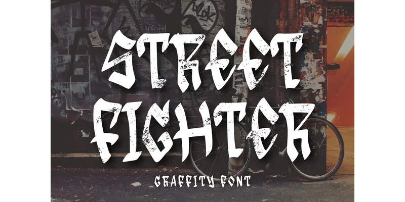 Street Fighter Font by Eystore by Eystore — Blackletter Font