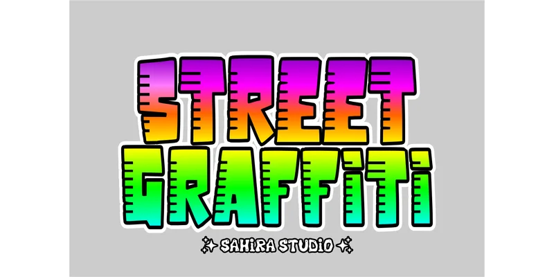 Street Graffiti Font by Sahira Studio by Sahira Studio — Decorative Font