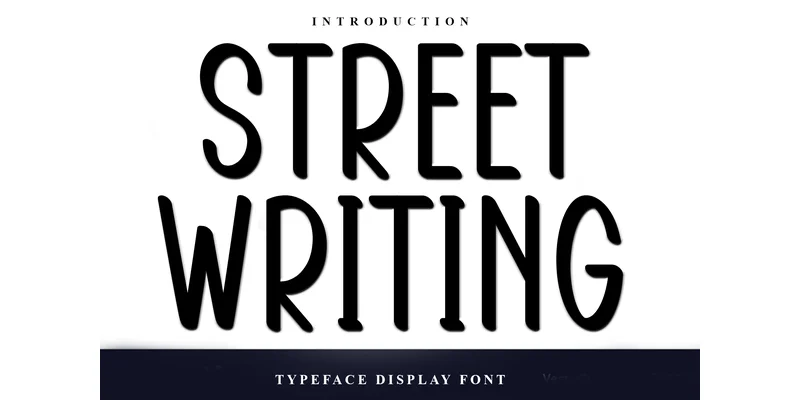 Street Writing Font by FreshTypeINK — Display Font