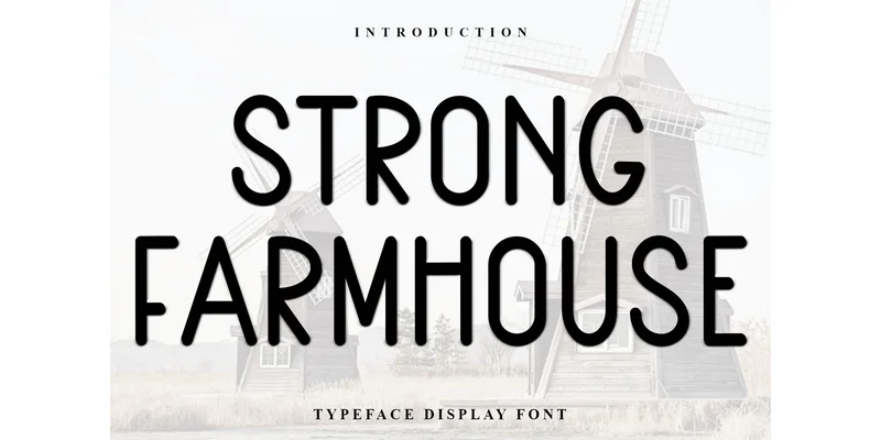 Strong Farmhouse Font by Inermedia STUDIO — Display Font
