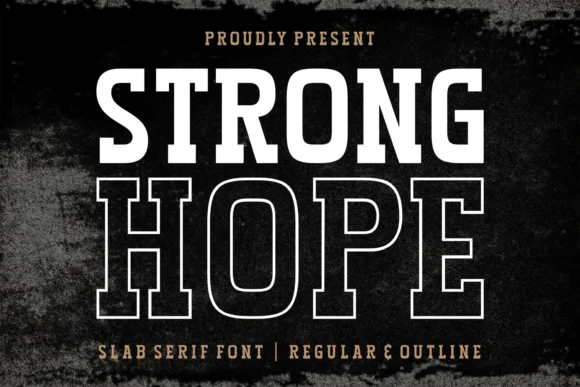 Strong Hope by Situjuh — Slab Serif Font