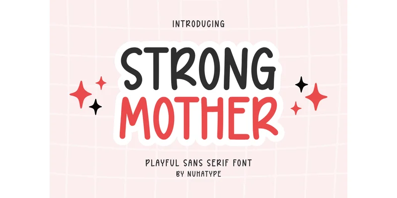 Strong Mother Font by Nuhatype — Sans Serif Font