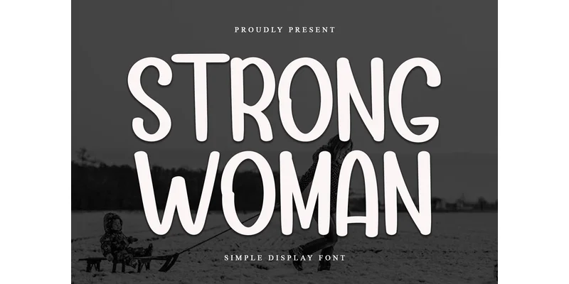Strong Woman Font by PiPi Creative — Sans Serif Font