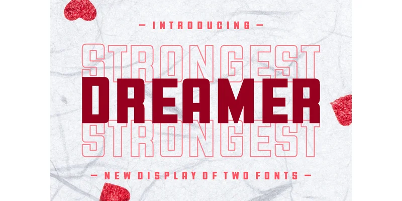 Strongest Dreamer Font by Refy (7NTypes) — Display Font