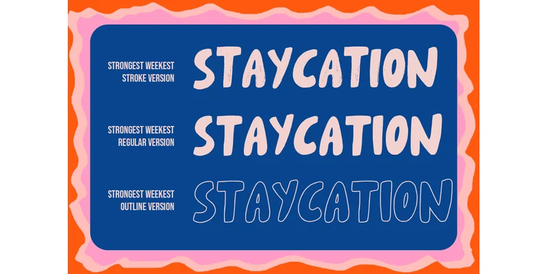 Strongest Weakest Font by Youngtype — Display Font — thumbnail 7