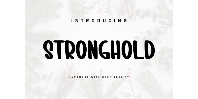 Stronghold Font by Berkah Shop — Display Font