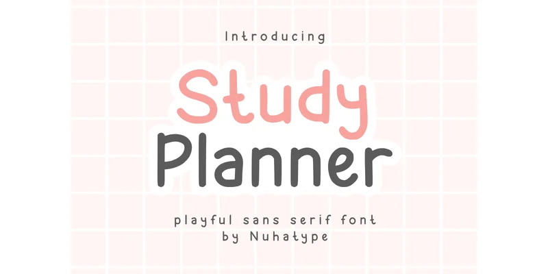 Studdy Planner Font by Nuhatype — Sans Serif Font