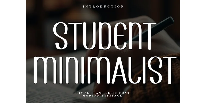 Student Minimalist Font by Inermedia STUDIO — Display Font