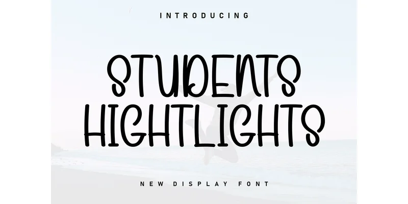 Students Hightlights Font by KC Production — Display Font