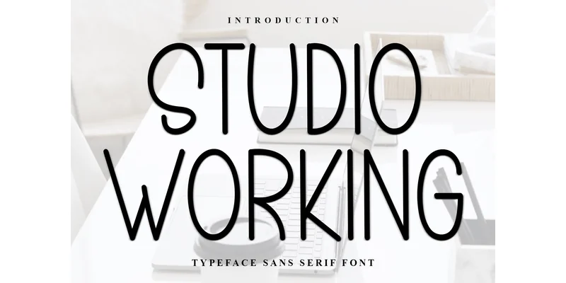 Studio Working Font by Inermedia STUDIO — Sans Serif Font