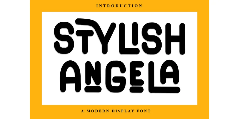 Stylish Angela Font by PiPi Creative — Display Font