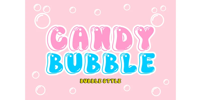 Sugar Bubble Font by TaralArt — Display Font — thumbnail 2
