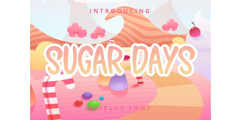 Sugar Days Font by Planetz studio — Display Font