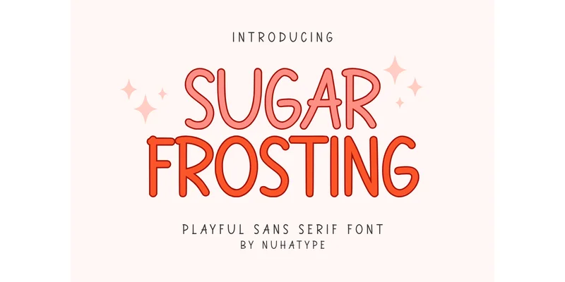 Sugar Frosting Font by Nuhatype — Sans Serif Font