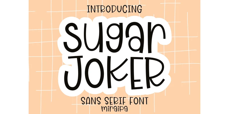 Sugar Joker Font by miraipa — Sans Serif Font