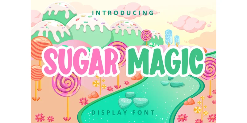 Sugar Magic Font by Planetz studio — Display Font