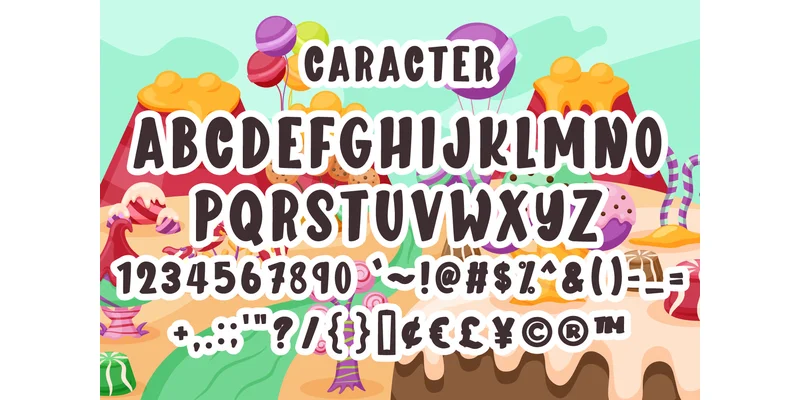 Sugar Magic Font by Planetz studio — Display Font — thumbnail 4