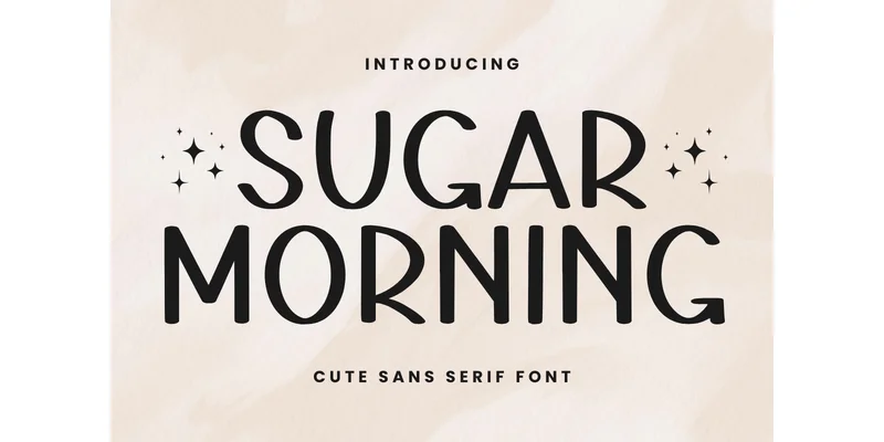 Sugar Morning Font by Letterayu — Sans Serif Font
