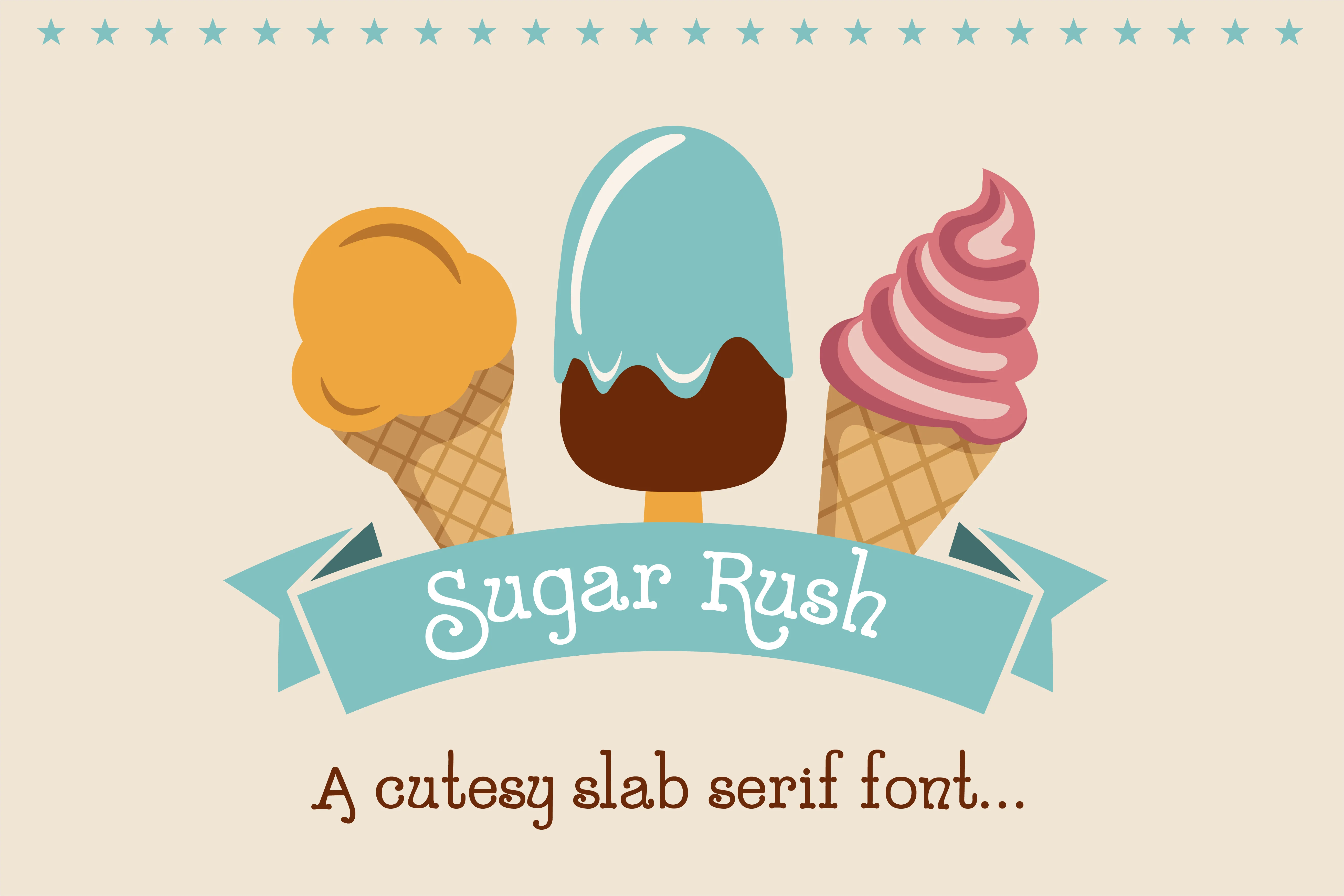 Sugar Rush by Illustration Ink — Slab Serif Font