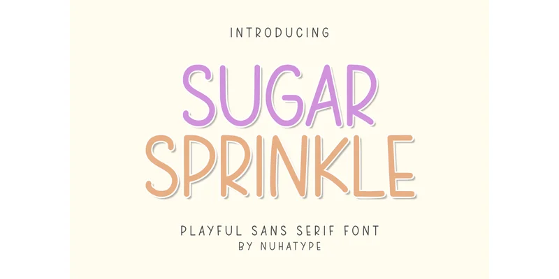Sugar Sprinkle Font by Nuhatype — Sans Serif Font