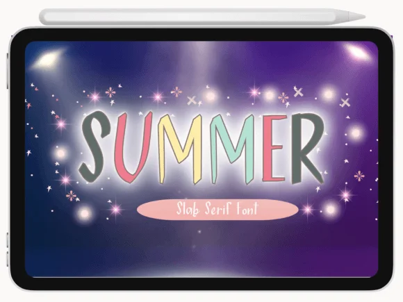 Summer by Pukka De — Slab Serif Font