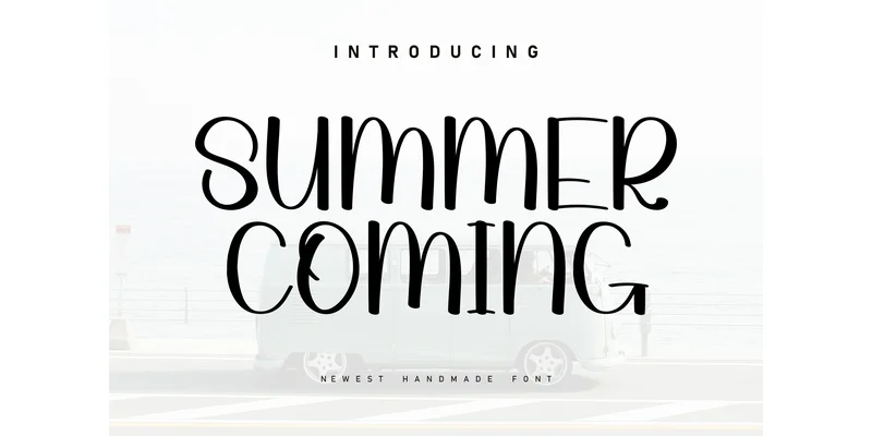 Summer Coming Font by Berkah Shop — Display Font