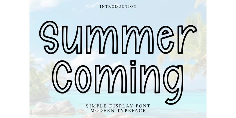 Summer Coming Font by Inermedia STUDIO — Display Font