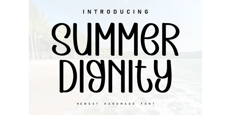 Summer Dignity Font by Berkah Shop — Display Font