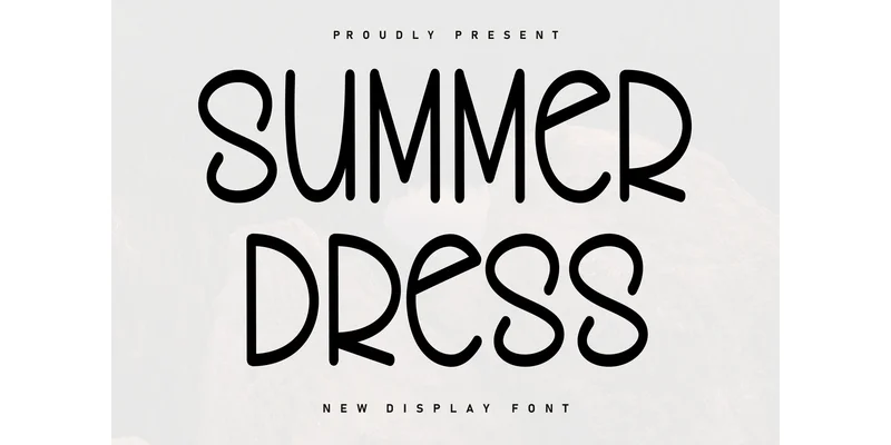 Summer Dress Font by KC Production — Display Font
