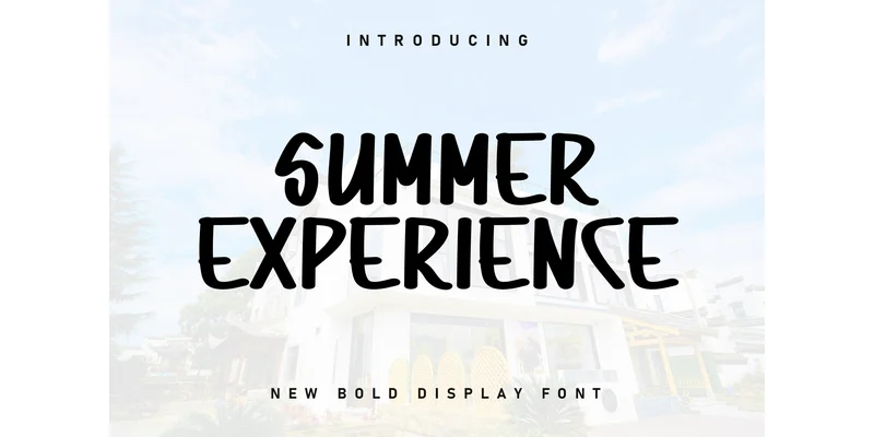 Summer Experience Font by KC Production — Display Font