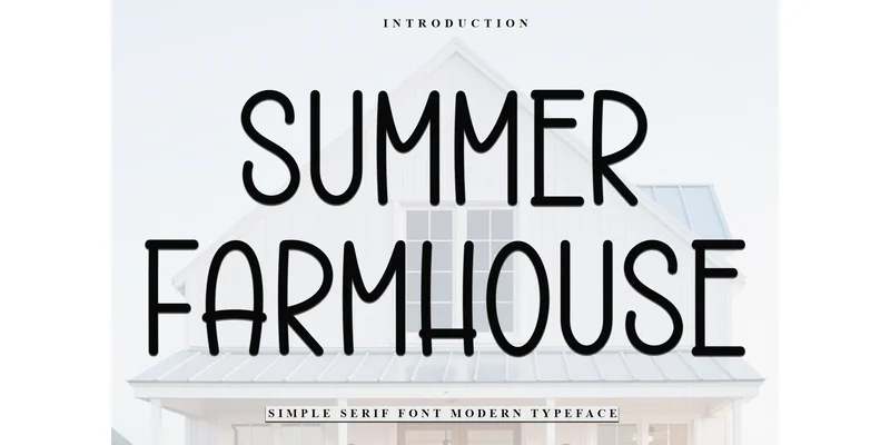 Summer Farmhouse Font by Inermedia STUDIO — Display Font