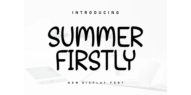 Summer Firstly Font by ArtLine Design — Display Font