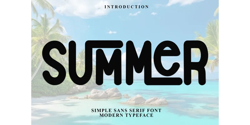 Summer Font by FreshTypeINK — Display Font