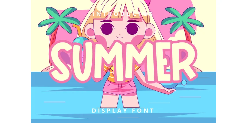 Summer Font by nicetrip7 — Display Font