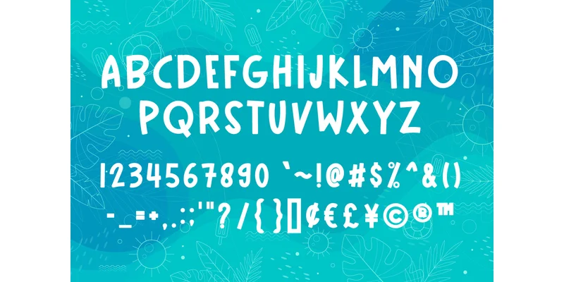Summer Font by nicetrip7 — Display Font — thumbnail 4