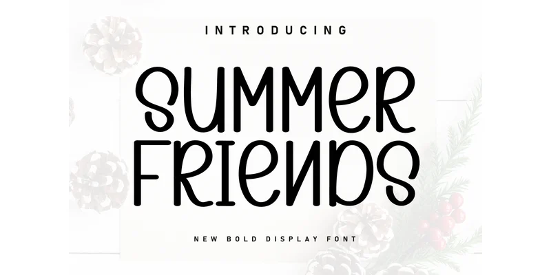 Summer Friends Font by Berkah Shop — Display Font