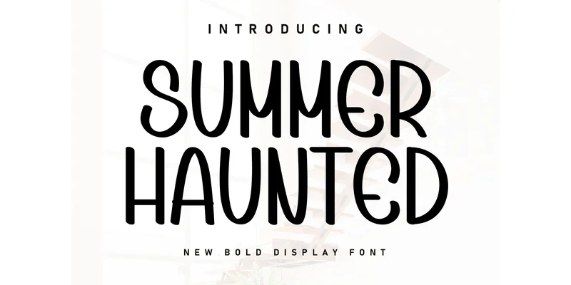 Summer Haunted Font by ArtLine Design — Display Font