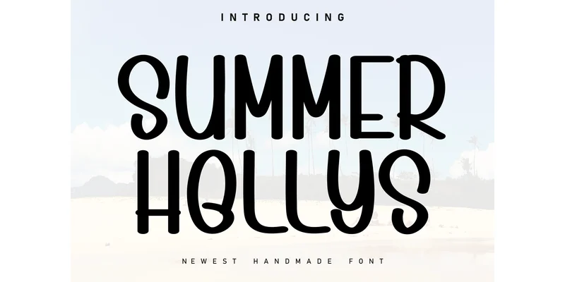 Summer Hollys Font by KC Production — Display Font
