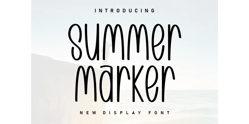 Summer Marker Font by ArtLine Design — Display Font