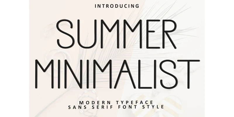 Summer Minimalist Font by Inermedia STUDIO — Sans Serif Font