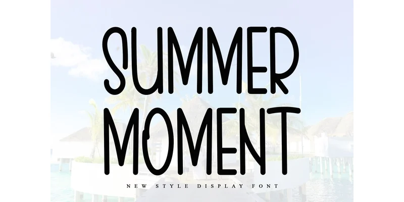Summer Moment Font by PiPi Creative — Sans Serif Font