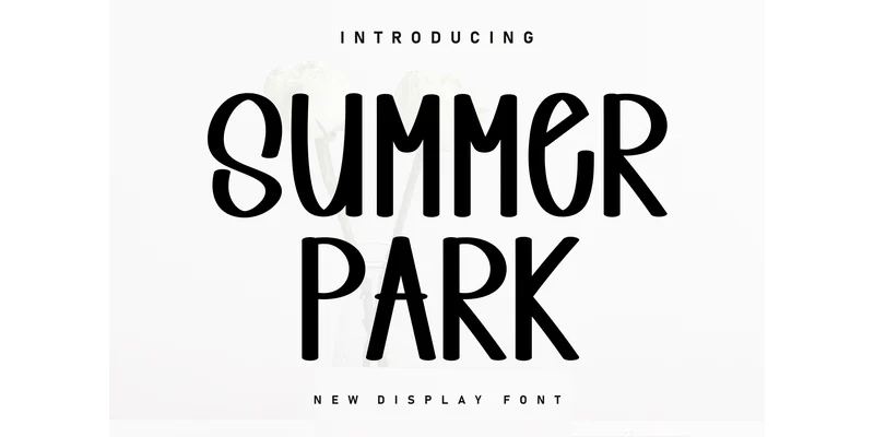 Summer Park Font by KC Production — Display Font