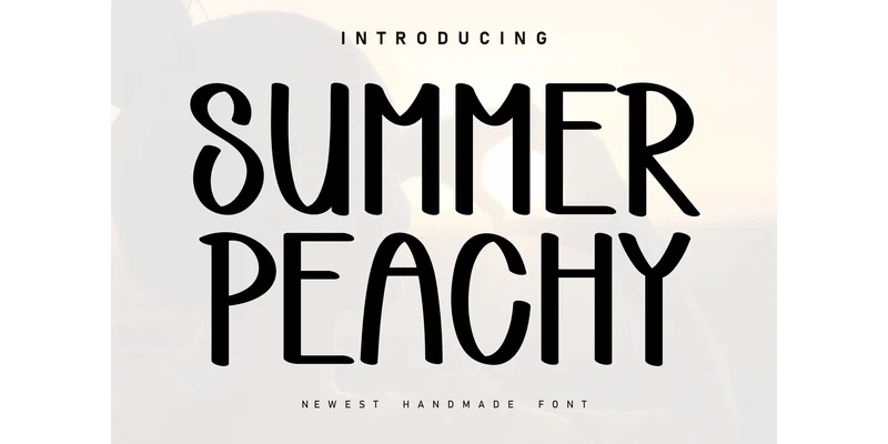 Summer Peachy Font by KC Production — Display Font