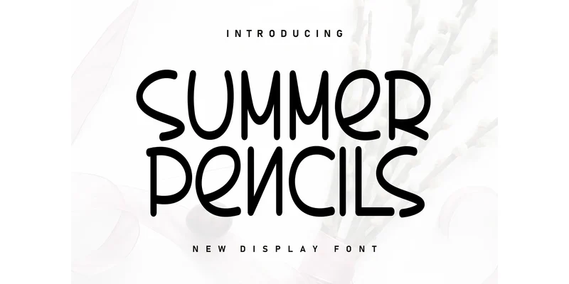 Summer Pencils Font by KC Production — Display Font