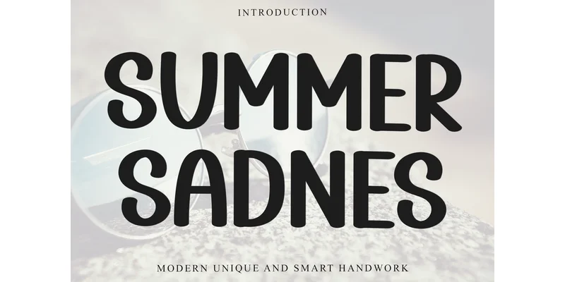Summer Sadnes Font by Inermedia STUDIO — Display Font