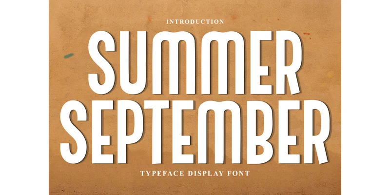 Summer September Font by PiPi Creative — Display Font