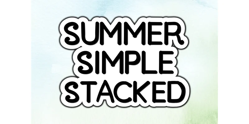 Summer Simple Stacked Font by Quirkify — Display Font