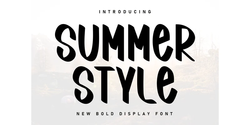 Summer Style Font by KC Production — Display Font